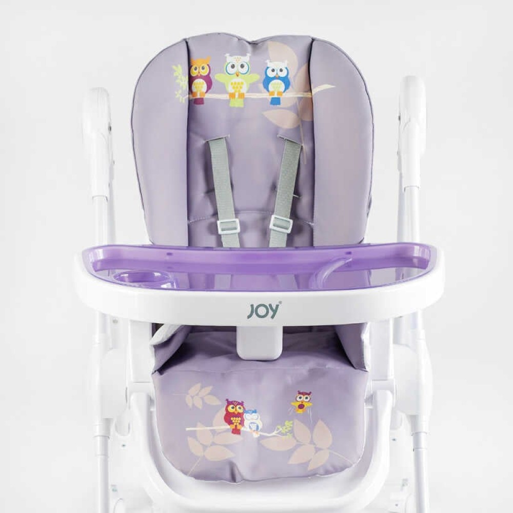 Стільчик для годування Joy K-60290 (1) мягкий чохол ПВХ, 4 колеса, з’ємний столик, кошик, в коробці