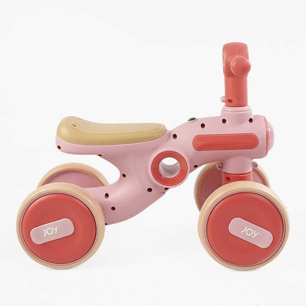 Велобіг 4-х колісний JOY TL-89-367 колеса 6" PU, рама пластикова, УКРАЇНСЬКЕ ОЗВУЧУВАННЯ та підсвічування, в коробці