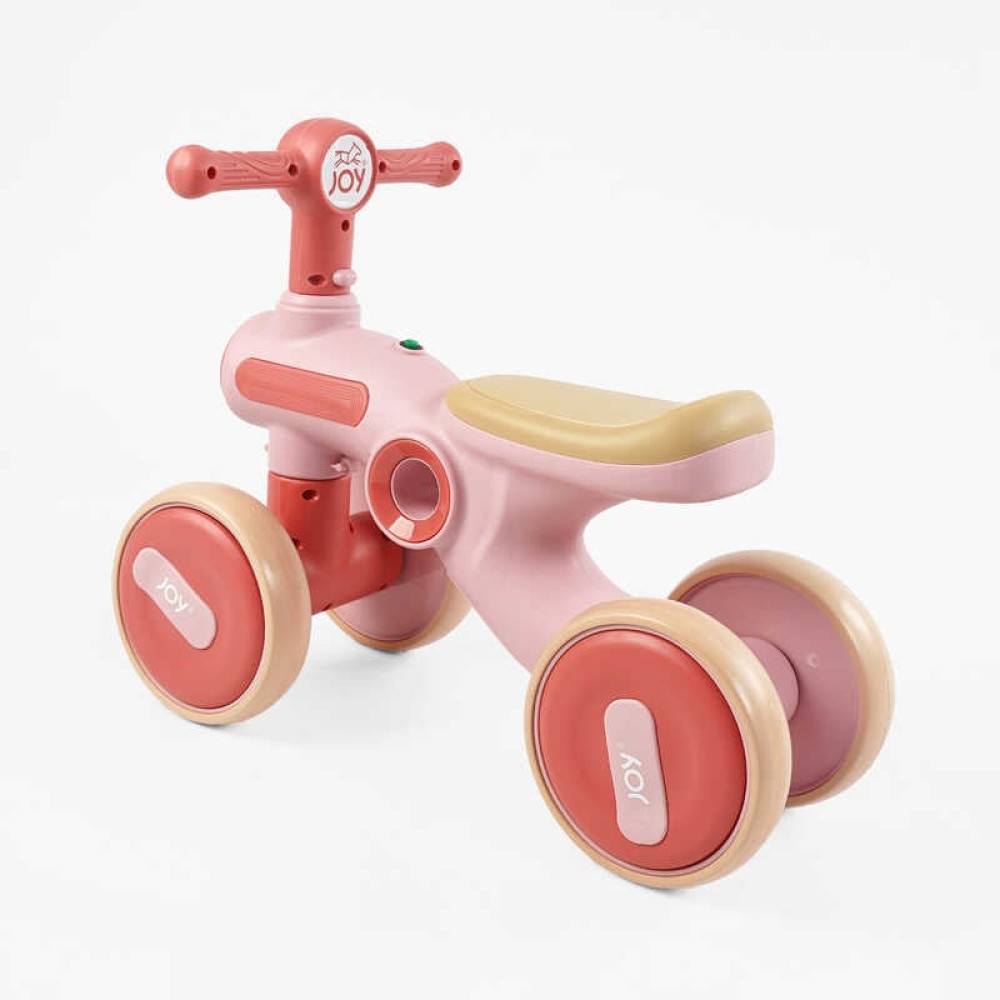 Велобіг 4-х колісний JOY TL-89-367 колеса 6" PU, рама пластикова, УКРАЇНСЬКЕ ОЗВУЧУВАННЯ та підсвічування, в коробці
