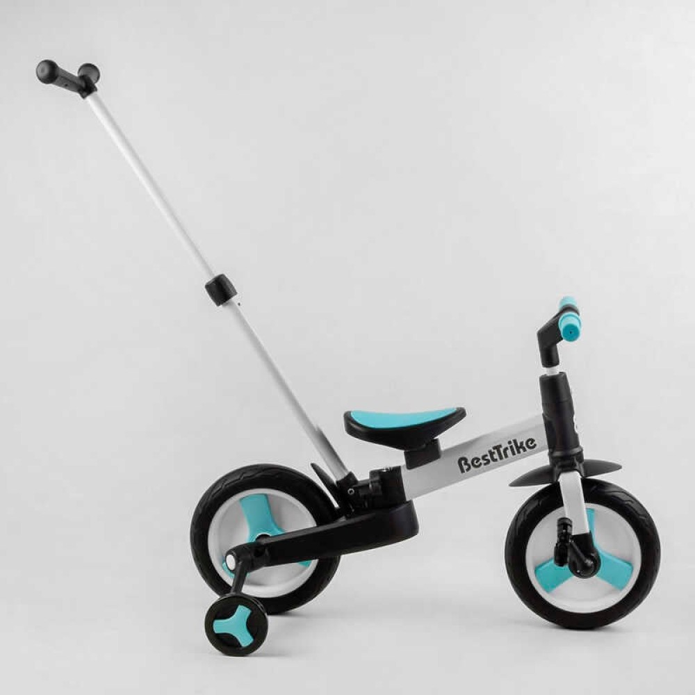 Велосипед-трансформер Best Trike 56659 колеса PU 10&apos;&apos;, батьківська ручка, знімні педалі