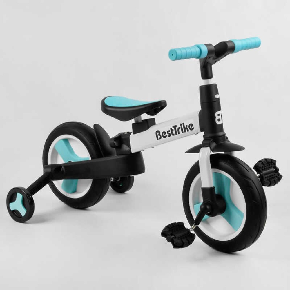 Велосипед-трансформер Best Trike 56659 колеса PU 10&apos;&apos;, батьківська ручка, знімні педалі