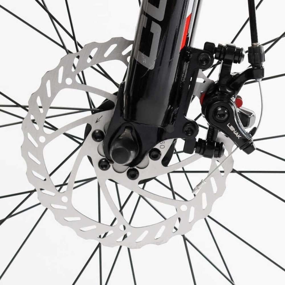 Велосипед спортивний Corso ALPHA LF-29111 29", сталева рама 21", 21 швидкість, Shimano, дискові гальма