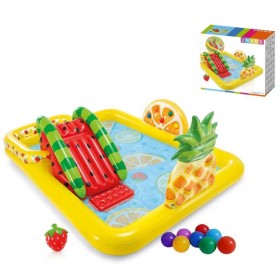 Intex Ігровий центр 57158 NP (2) "Веселий фрукт", 244 x 191 x 91 см, з гіркою, від 2-х років, 493л, в коробці