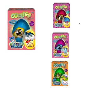 гр Креативна творчість "Cool Egg" 5 видів СЕ-01-01,02,03,04,05 (4) "Danko Toys", ОПИС УКР/РОС. МОВАМИ, кінетичний пісок, орбізи, тісто, сніг, сквіш