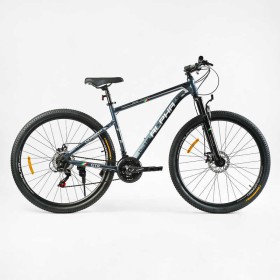 Велосипед спортивний Corso ALPHA LF-29360 29", сталева рама 21", 21 швидкість, Shimano, дискові гальма