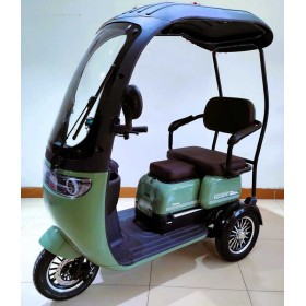 Електротрицикл Corso Handy HD-881274 800W 72V 20Ah з дахом, вітровим склом і трьома місцями