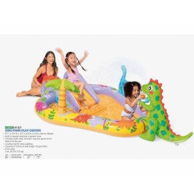 Intex Басейн дитячий 56139 NP (3) Дінопарк, об`єм води 159 л., розмір 201x157x69 см, від 2 років