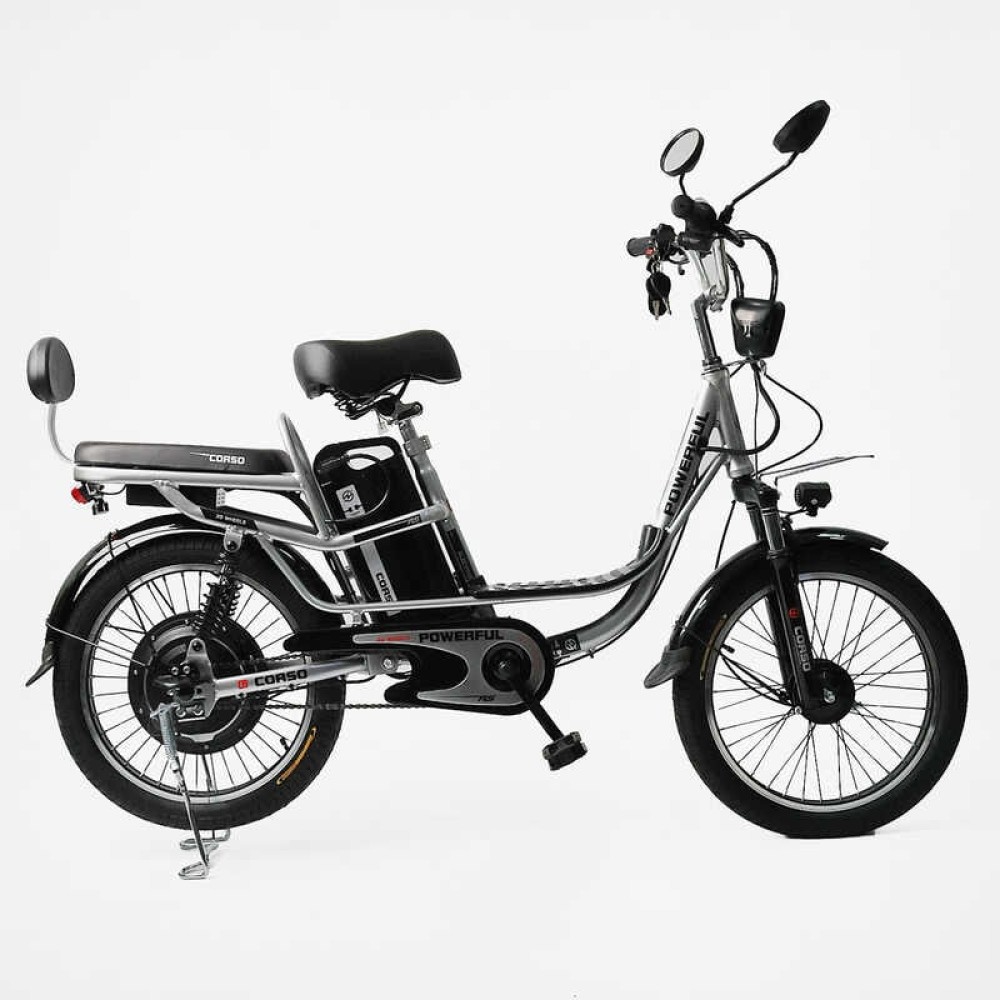 Електровелосипед Corso Powerfull PF-40179 500W 48V 13Ah 20" з PAS системою та LED фарою