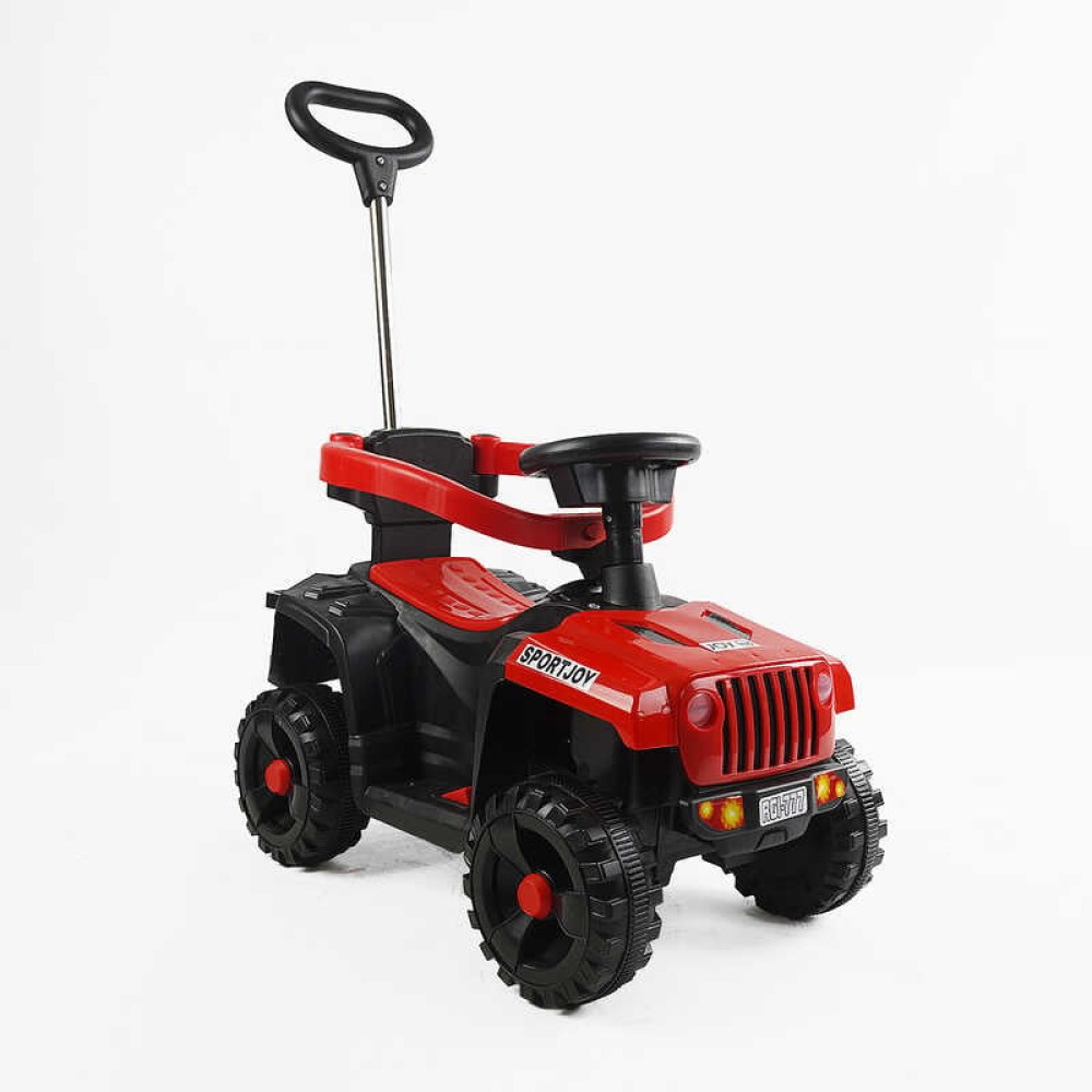 Толокар електричний JOY М-44840 двигун 18W, акумулятор 6V, захисний бампер, батьківська ручка, в коробці