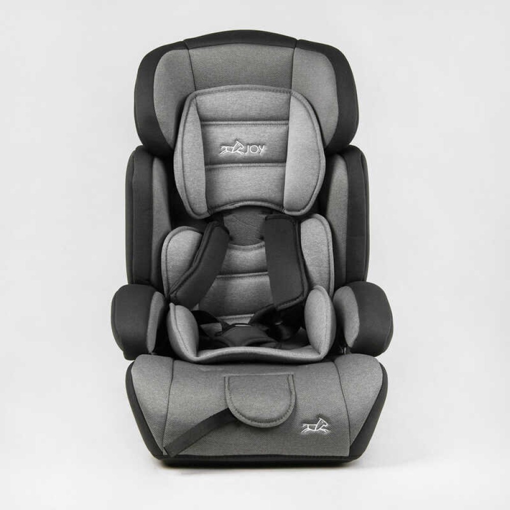 Автокрісло JOY 55890-GL універсальне 1/2/3 з бустером 9–36 кг колір сірий