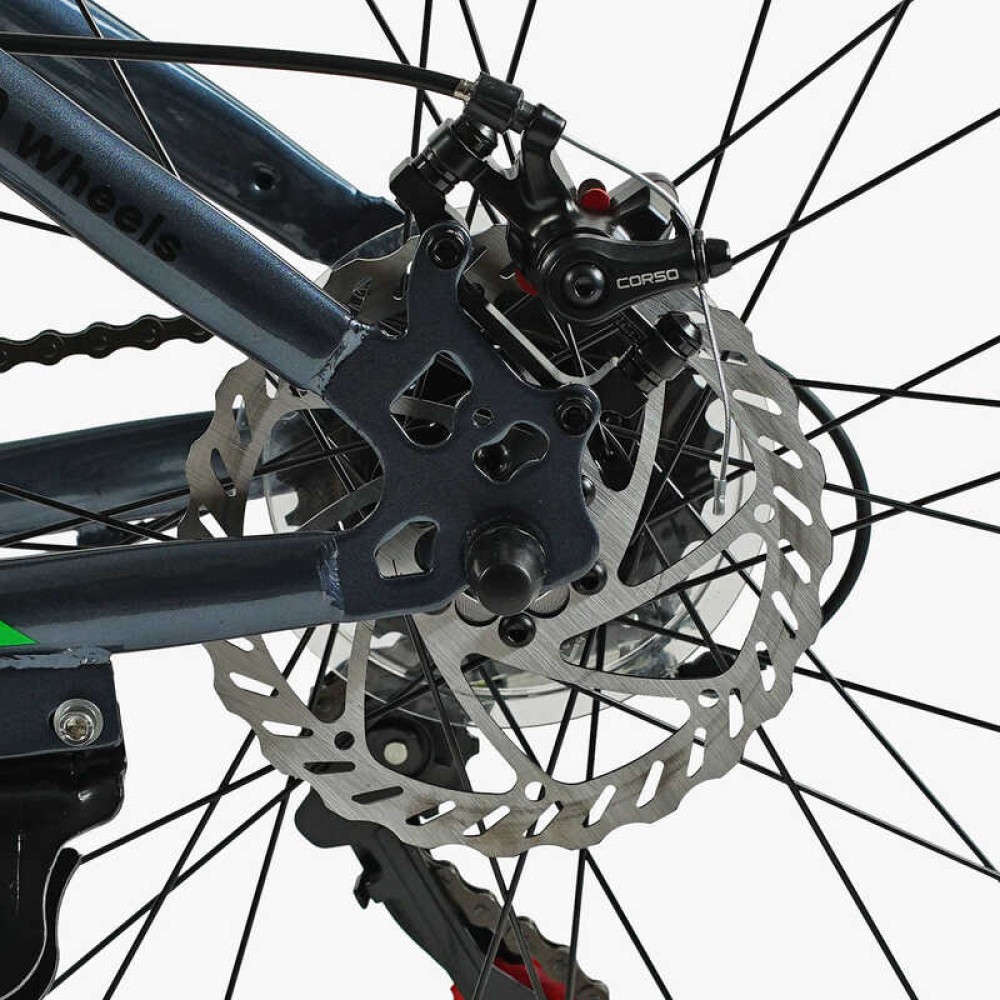 Велосипед спортивний Corso ALPHA LF-29360 29", сталева рама 21", 21 швидкість, Shimano, дискові гальма