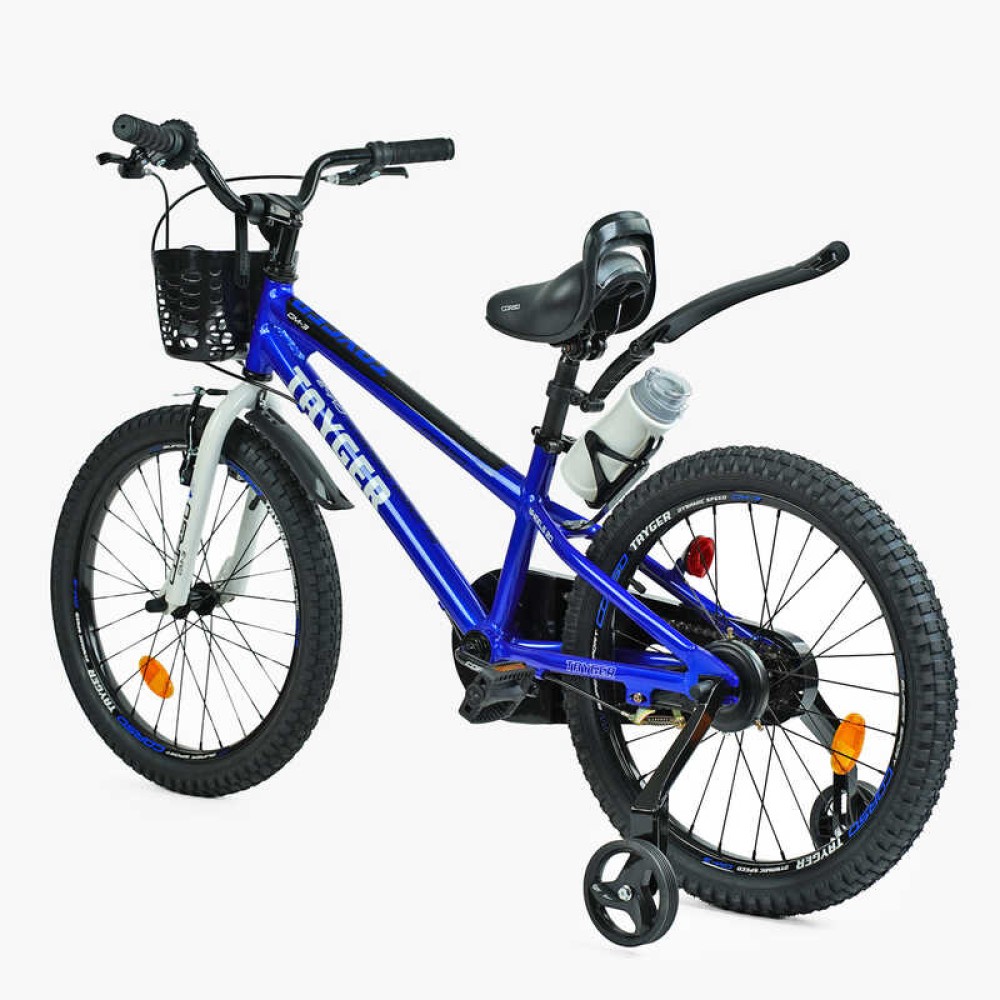 Велосипед 2-х колісний CORSO TAYGER TG-62355 20" алюмінієва рама, ручне гальмо, бічні колеса
