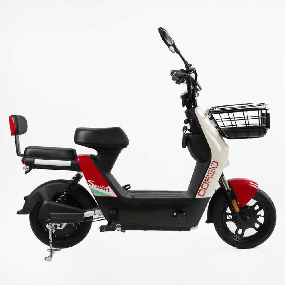 Електричний велосипед Corso Swift SW-902450 500W 60V/20Ah, макс. швидкість 30 км/год, педальний привід, LED дисплей, кошик