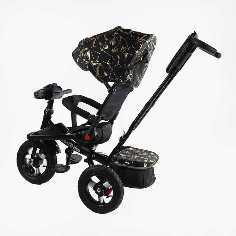 Велосипед 6088 F – 626-87 Best Trike ПОВОРОТНЕ СИДІННЯ, СКЛАДНЕ КЕРМО, ФАРА МУЗИЧНА З USB,Bluetooth НАДУВНІ КОЛЕСА, ПУЛЬТ ВКЛЮЧЕННЯ СВІТЛА І ЗВУКУ