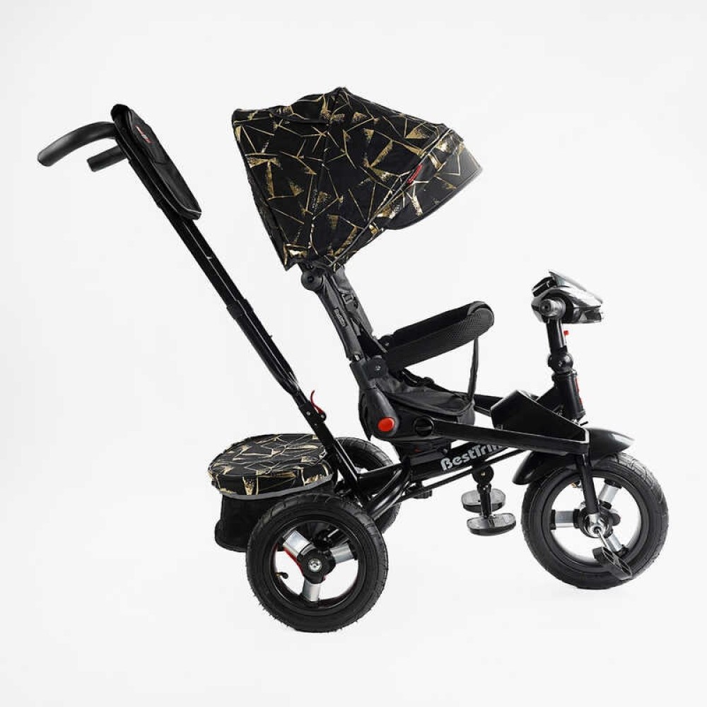 Велосипед 6088 F – 626-87 Best Trike ПОВОРОТНЕ СИДІННЯ, СКЛАДНЕ КЕРМО, ФАРА МУЗИЧНА З USB,Bluetooth НАДУВНІ КОЛЕСА, ПУЛЬТ ВКЛЮЧЕННЯ СВІТЛА І ЗВУКУ