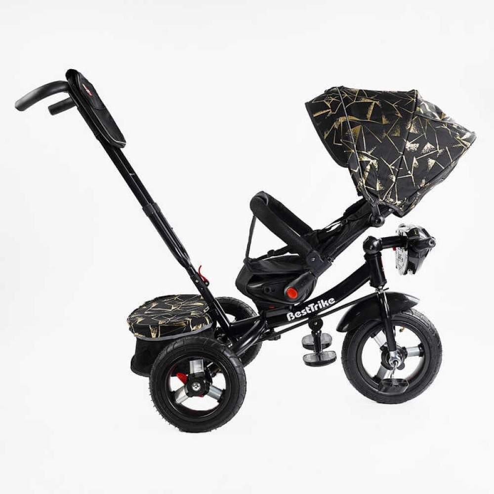 Велосипед 6088 F – 626-87 Best Trike ПОВОРОТНЕ СИДІННЯ, СКЛАДНЕ КЕРМО, ФАРА МУЗИЧНА З USB,Bluetooth НАДУВНІ КОЛЕСА, ПУЛЬТ ВКЛЮЧЕННЯ СВІТЛА І ЗВУКУ