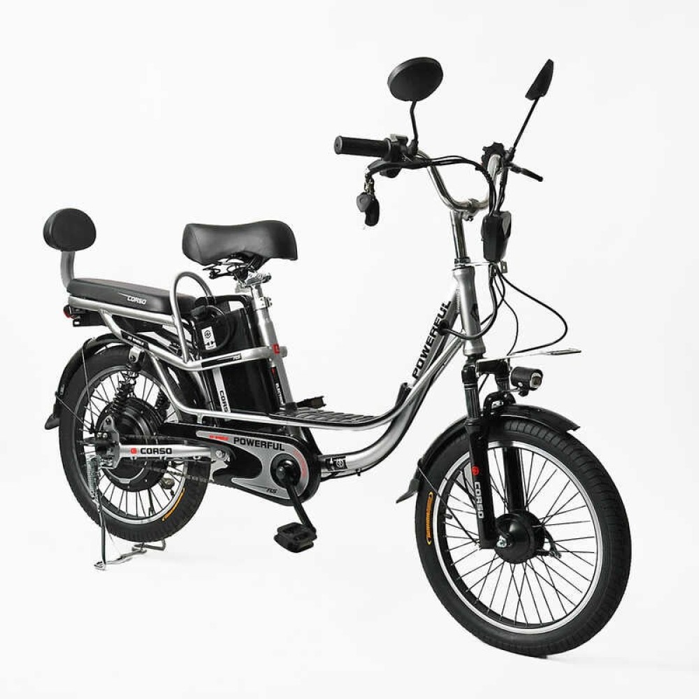 Електровелосипед Corso Powerfull PF-40179 500W 48V 13Ah 20" з PAS системою та LED фарою