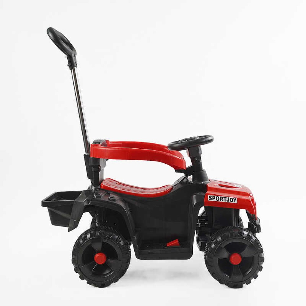 Толокар електричний JOY М-44840 двигун 18W, акумулятор 6V, захисний бампер, батьківська ручка, в коробці