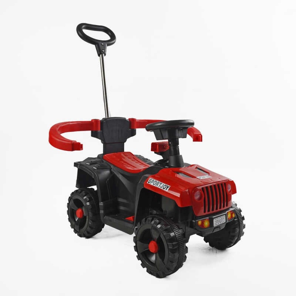 Толокар електричний JOY М-44840 двигун 18W, акумулятор 6V, захисний бампер, батьківська ручка, в коробці