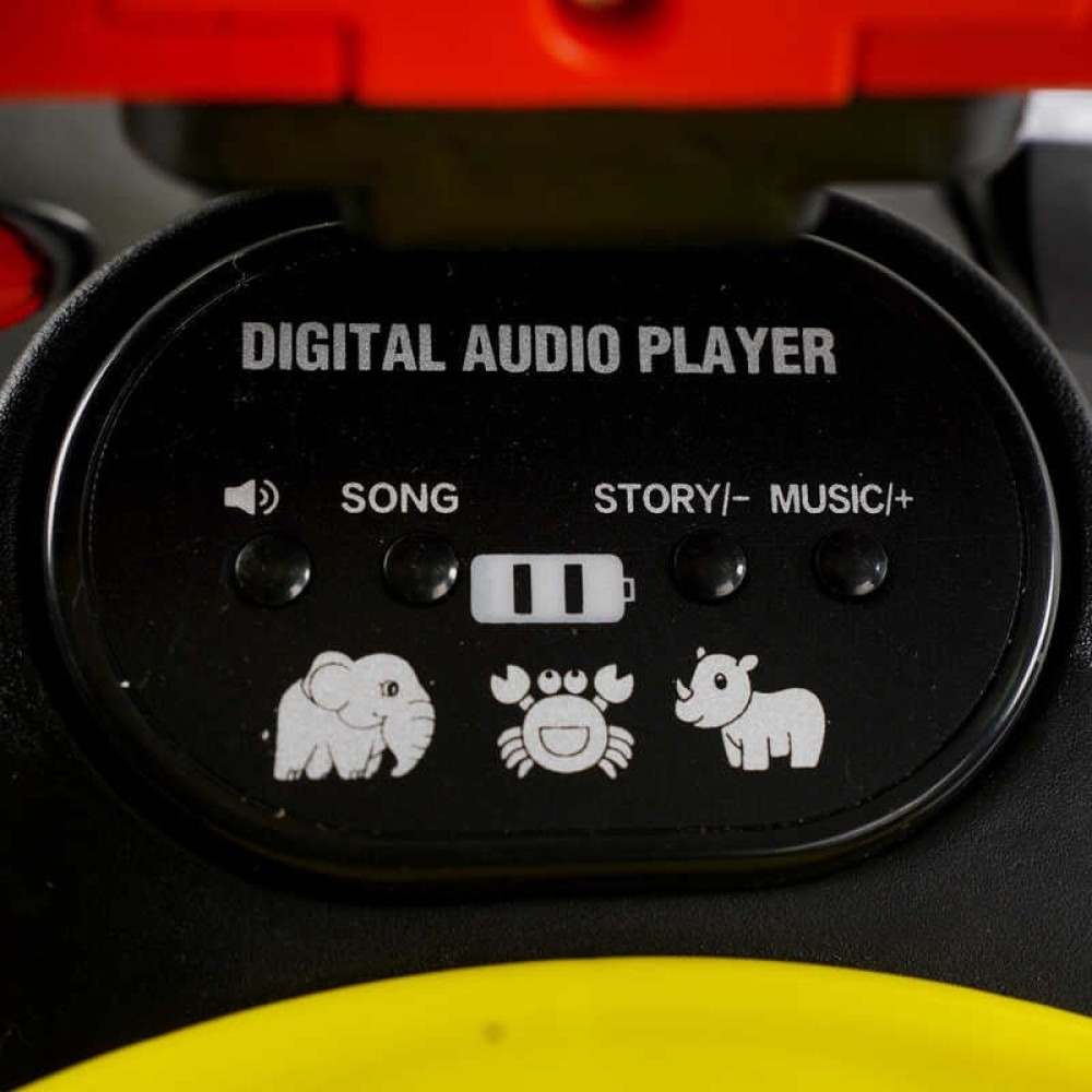 Толокар електричний JOY М-15527 двигун 18W, акумулятор 6V, захисний бампер, батьківська ручка, в коробці