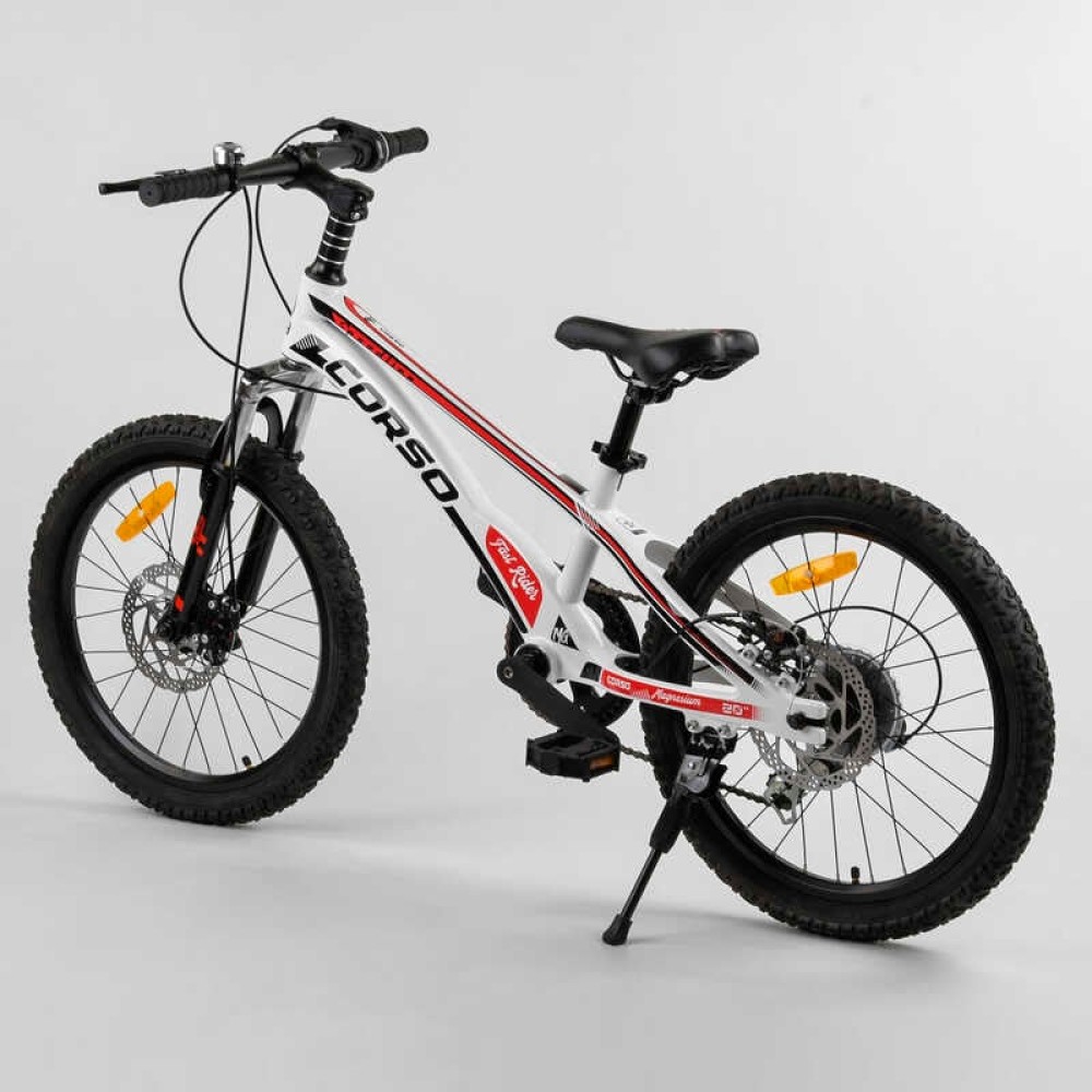 ​Велосипед спортивний CORSO Speedline MG-56818 20" магнієва рама, 7 швидкостей, Shimano, дискові гальма