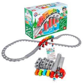 гр Конструктор Залізниця 1300 (3) "Technok Toys", 59 деталей, в коробці