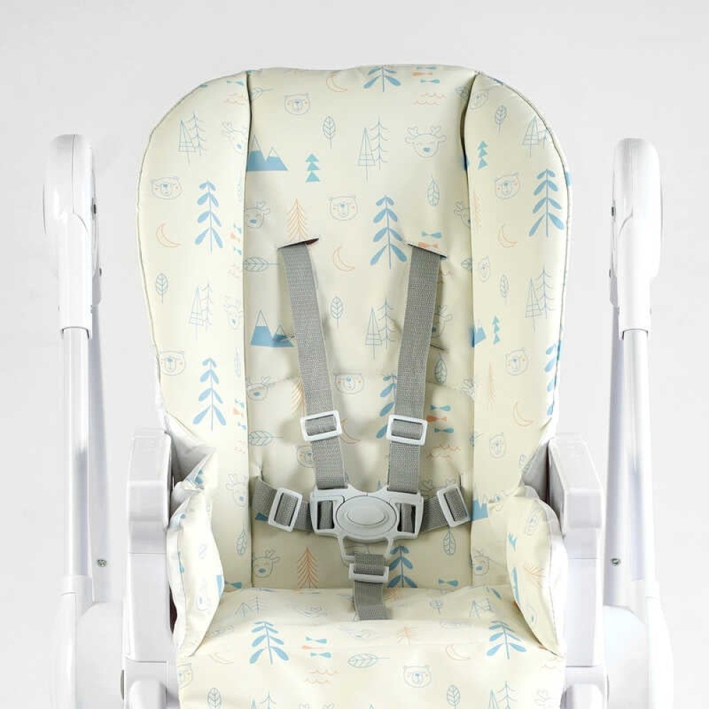 Стільчик для годування Joy K-11058 (1) мягкий чохол ПВХ, 4 колеса, з’ємний столик, кошик, в коробці