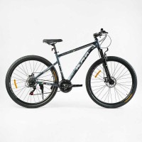 Велосипед спортивний Corso ALPHA LF-29360 29", сталева рама 19", 21 швидкість, Shimano, дискові гальма